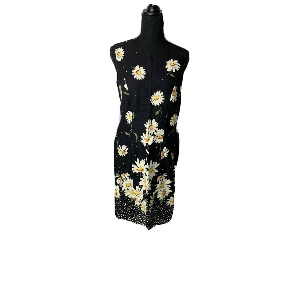 On the verge vintage sunflower dress sleeveless